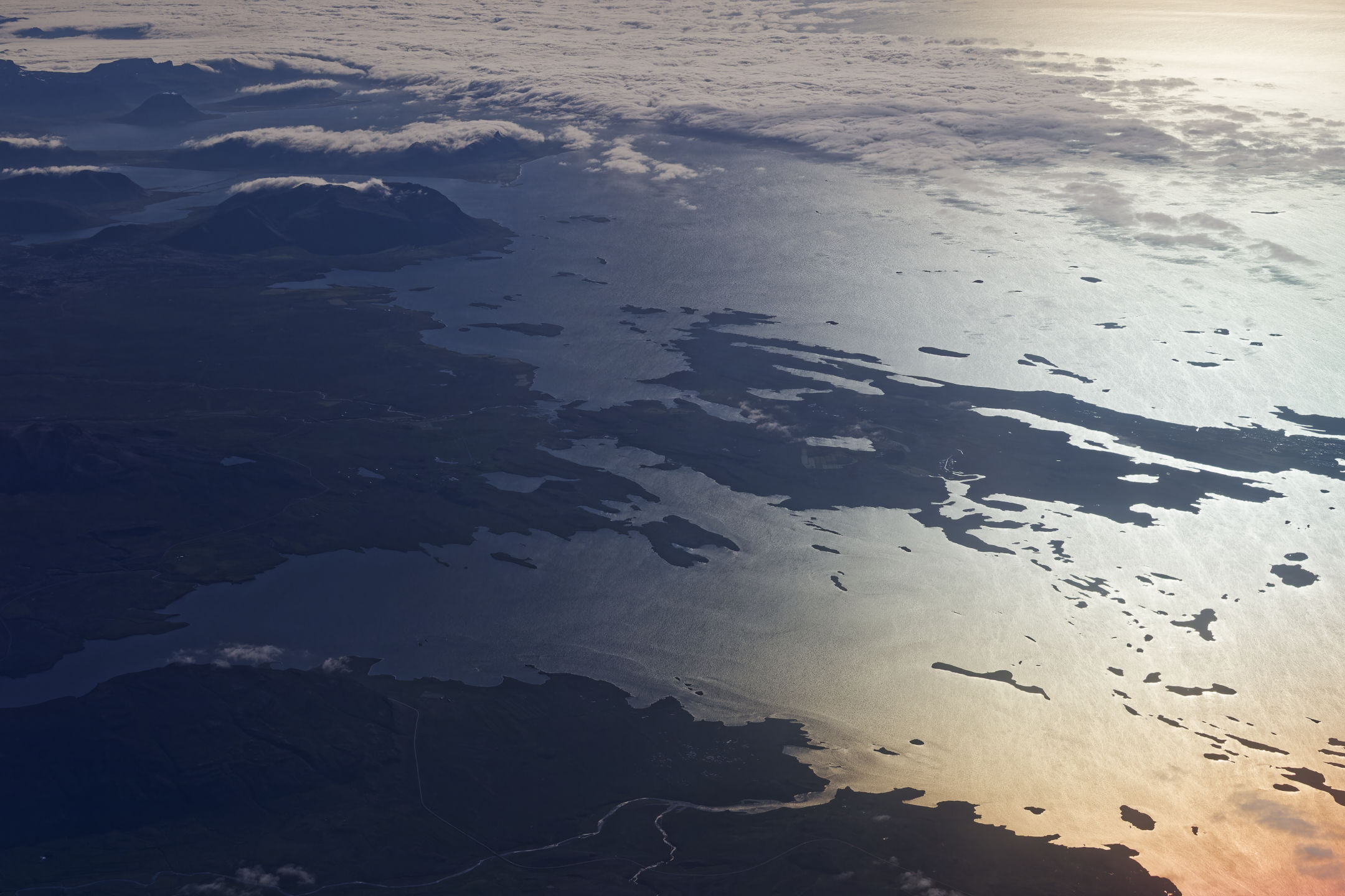 photo : Islande vue d'avion