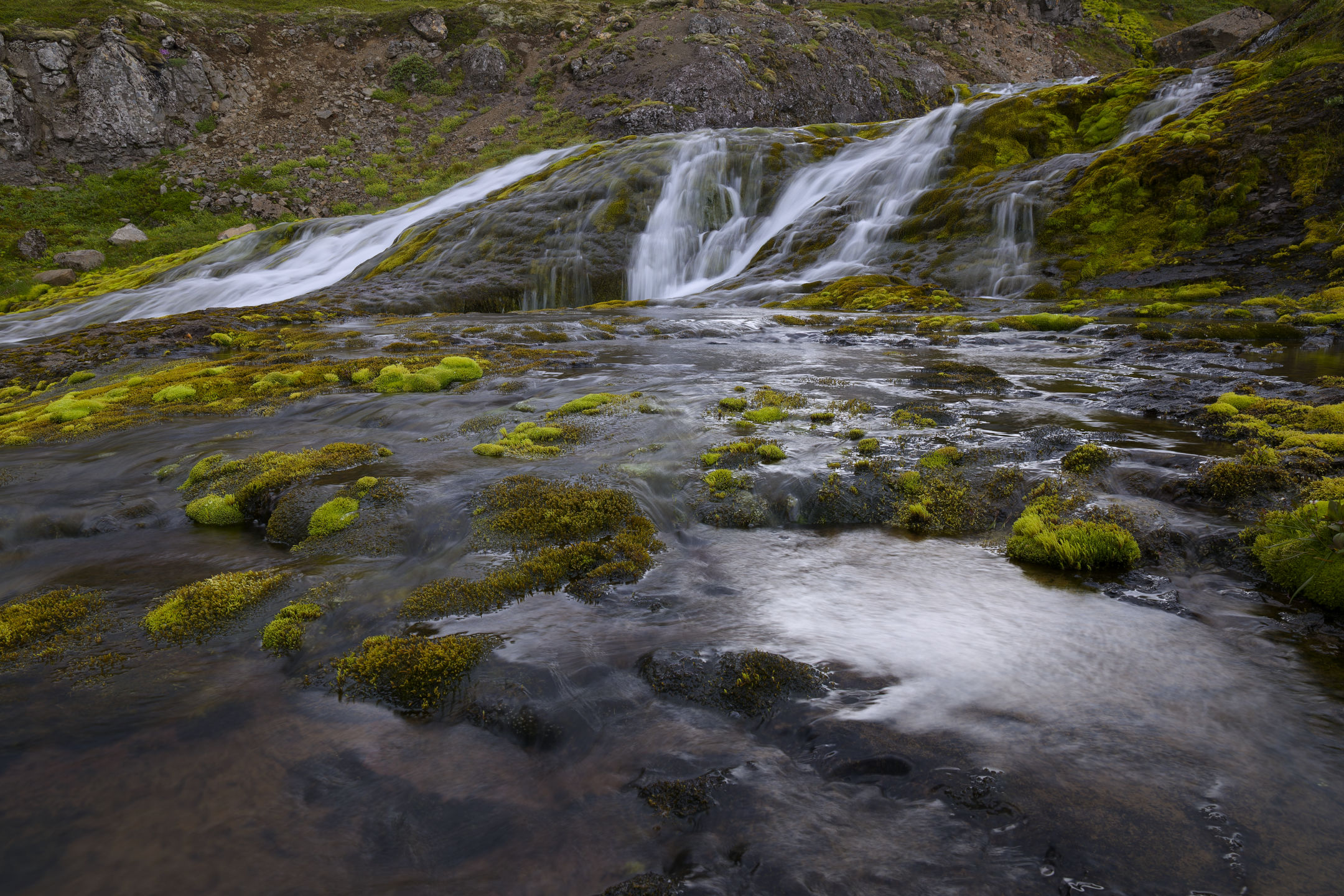 photo : cascade, Islande