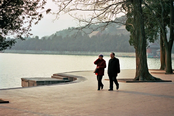Photo : Bord du Lac Kunming, Palais d'Été, Haidian, Chine.