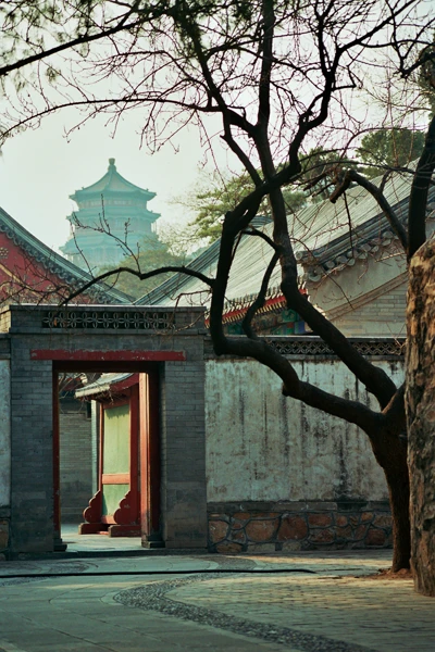 Photo : Ruelle du Palais d'Été dans le district de Haidian, Chine.