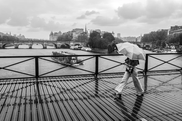 Street photo Paris : Pont des Arts et Pont Neuf.