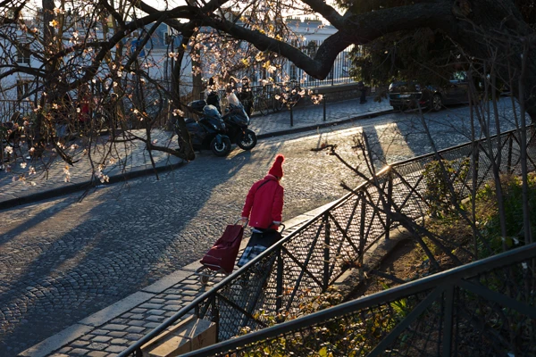 Street photo : France, Paris, Montmartre.