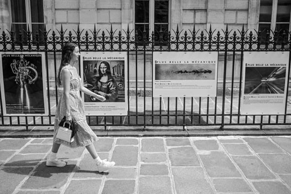 Street photo : Joconde – France, Paris, Arts-et-Métiers.