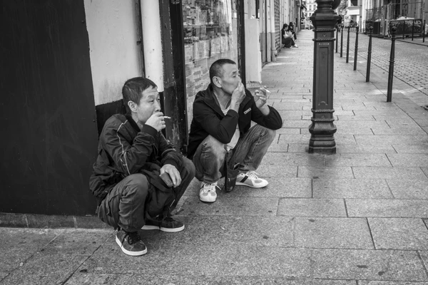 Street photo : France, Paris, Rue Sainte-Apoliine.