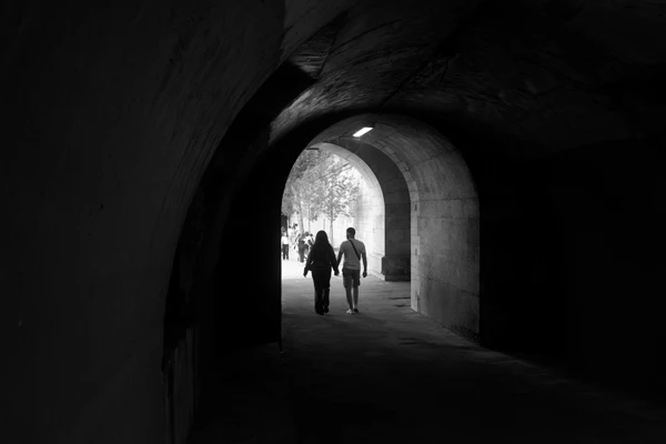 Street photo : France, Paris, Port du Louvre, Pont du Carrousel.