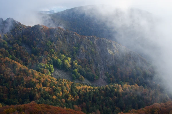 Photo : Kastelberg, Spitzkoepfe et Petit Hohneck en automne, Vosges.